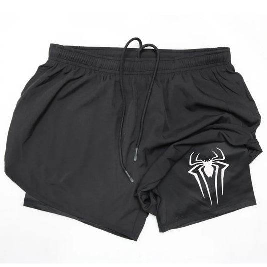 Spider gym short